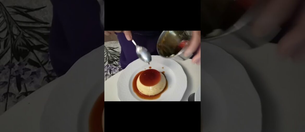 French caramel flan
