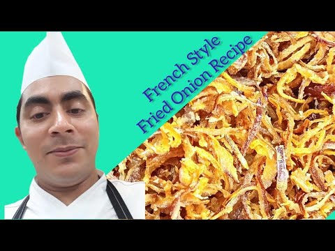 French Style Fried Onion Recipe/How To Make French Style Fried Onion/Crispy French Fried Onion French Style Fried Onion Recipe/How To Make French Style Fried Onion/Crispy French Fried Onion