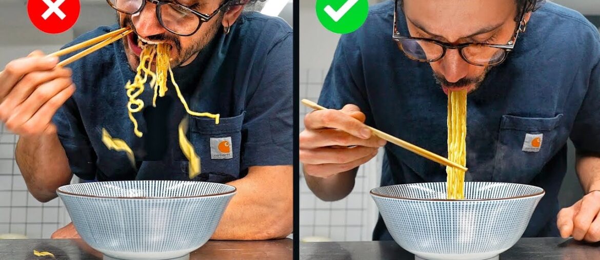 I Learnt To Eat Ramen Like a Japanese (slurping changes everything)
