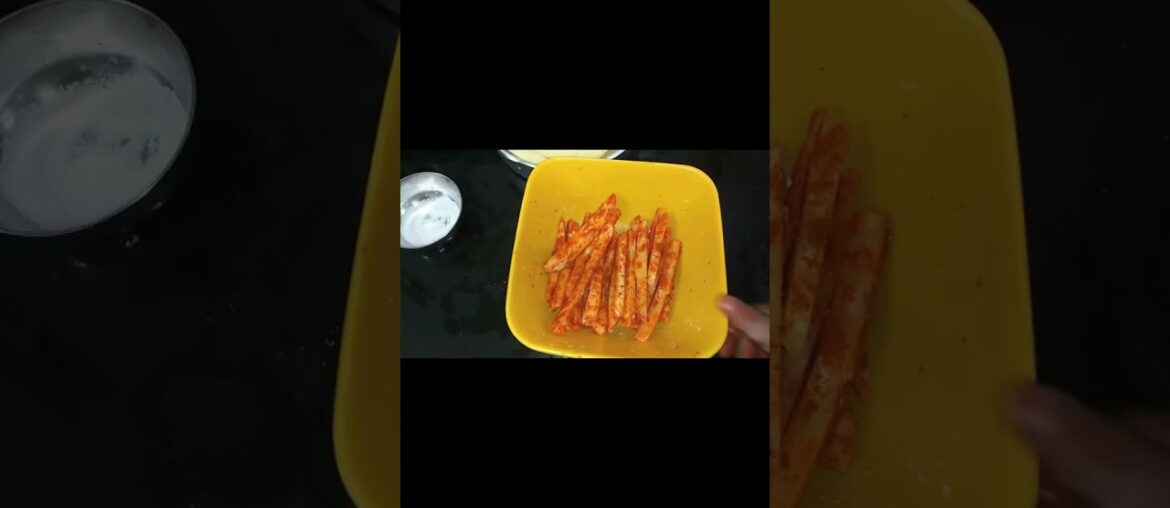 Crispy And Crunchy Home-Made French Fries - French Fry Recipe - #shorts