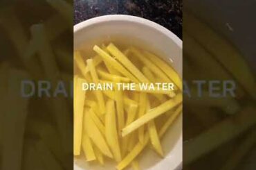FRENCH FRIES RECIPE #shorts #cooking