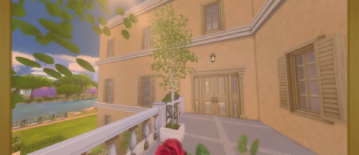 Romantic French Villa! Sims 4 Build