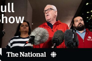 CBC News: The National | Federal workers strike, Trudeau’s vacation, Fox News settlement