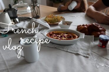 Easy French recipe Clafoutis aux framboises/vlog