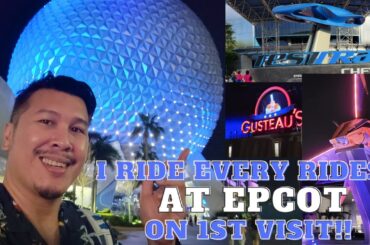 RIDING EVERY RIDE AT EPCOT ON MY FIRST VISIT!! PLUS AMAZING DINNER AT SPACE 220 & CHEFS DE FRENCH!