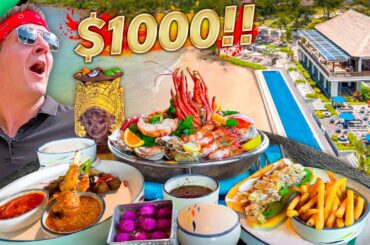 The Side of Bali You Don’t See!! $1000/Day Dining in Asia!!