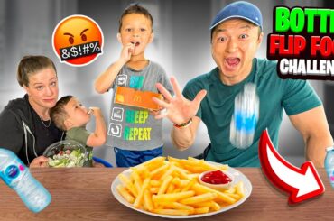 Bottle Flip Food Challenge: McDonald's Edition