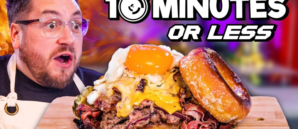 ABSOLUTELY HILARIOUS Sub-10 Minute Burger attempt!! | Ep.5 Lagom Chef