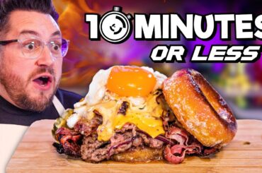 ABSOLUTELY HILARIOUS Sub-10 Minute Burger attempt!! | Ep.5 Lagom Chef
