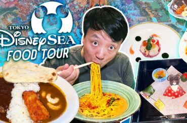 LUXURY DisneySea Restaurant & BIGGEST Udon Noodles in Tokyo Japan
