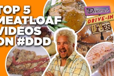 Top 5 #DDD Meatloaf Videos with Guy Fieri | Diners, Drive-Ins, and Dives | Food Network