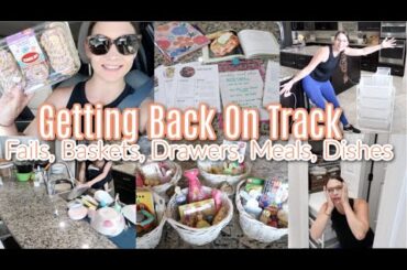Getting Back On Track!  Fails, Baskets, Drawers, Meals, Dishes, Cleaning, Ikea Trip, Dining Room!