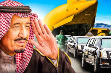 How The Saudi King Travels with 500 Limos & 506 Tons of Luggage