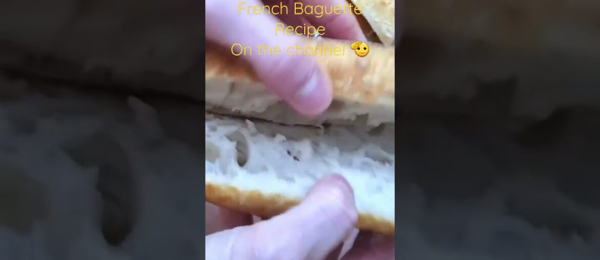 French Baguette Recipe #bakery #bread #baker #shorts #short #boulangerie #breadshaping