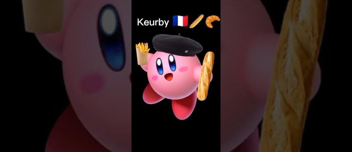 Google Translate french meme - Kirby version