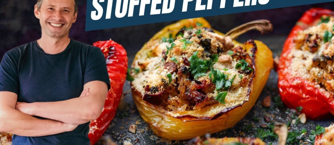 Easy and Tasty Vegetarian Stuffed Peppers for a Sunny Day | Mediterranean recipes