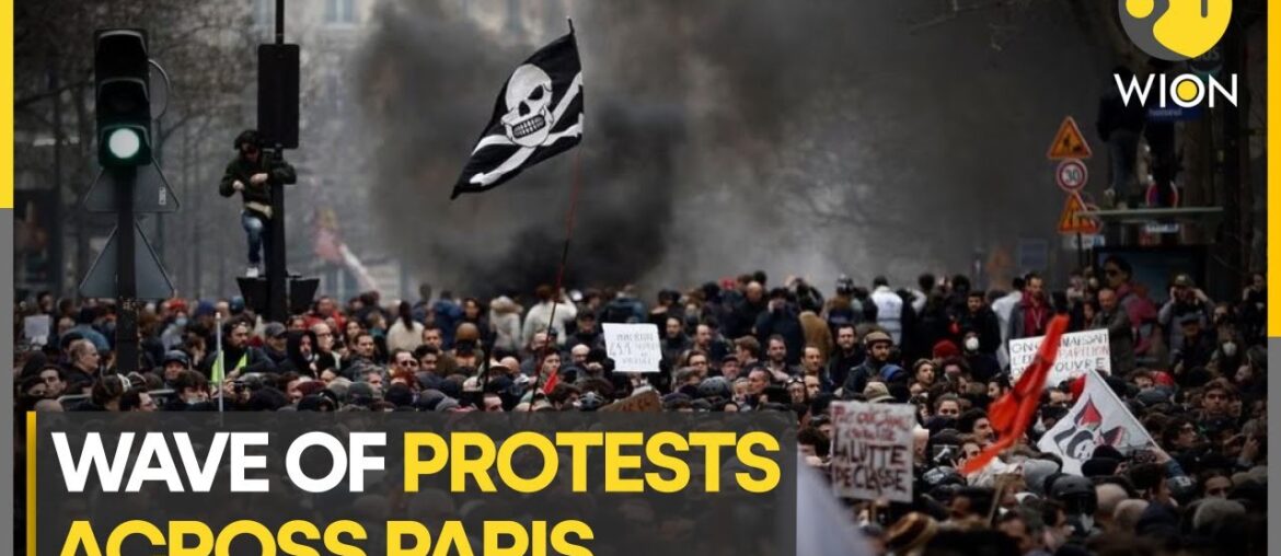 Protesters Storm Paris' Euronext Building: France Witnesses Latest Wave of Demonstrations | WION Protesters Storm Paris' Euronext Building: France Witnesses Latest Wave of Demonstrations | WION