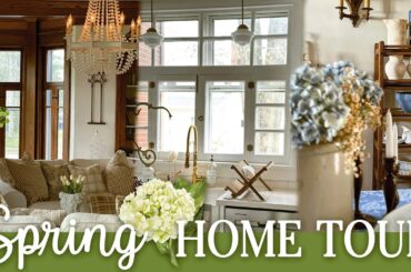Spring Home Tour 2023 (French Victorian Farmhouse) | Full Home Tour Decorated for Spring | Antiques!