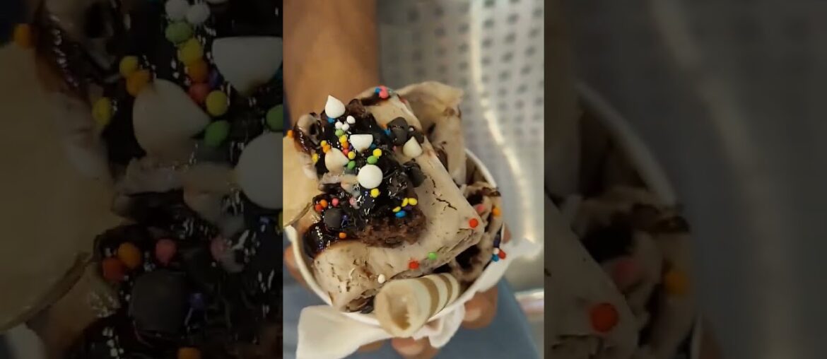 Brownie ice cream roll ||#trending #viral #youtubeshorts #reels #food