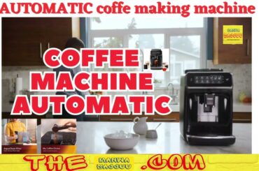 coffee machine Automatic Espresso Machine Iced Coffee, 5 Coffee Varieties, Intuitive Touch Display