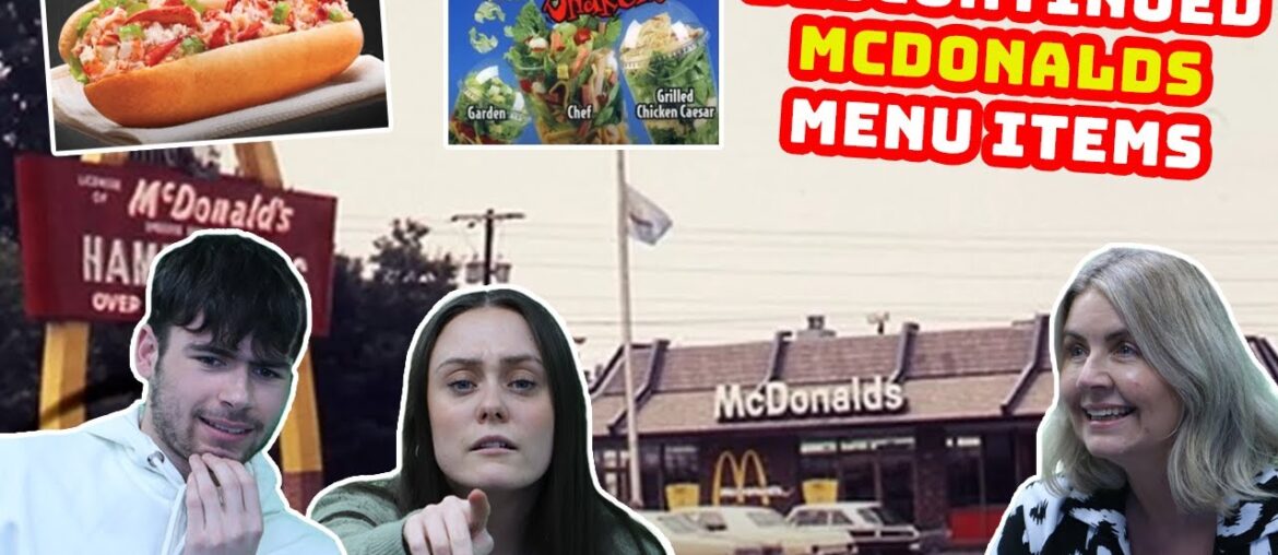 BRITISH FAMILY REACTS | Discontinued McDonalds Menu Items!