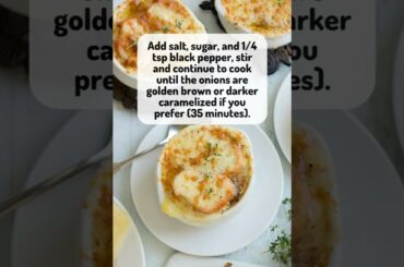 Homemade French Onion Soup Recipe | #shorts | @lifeslittlesweets | Life’s Little Sweets