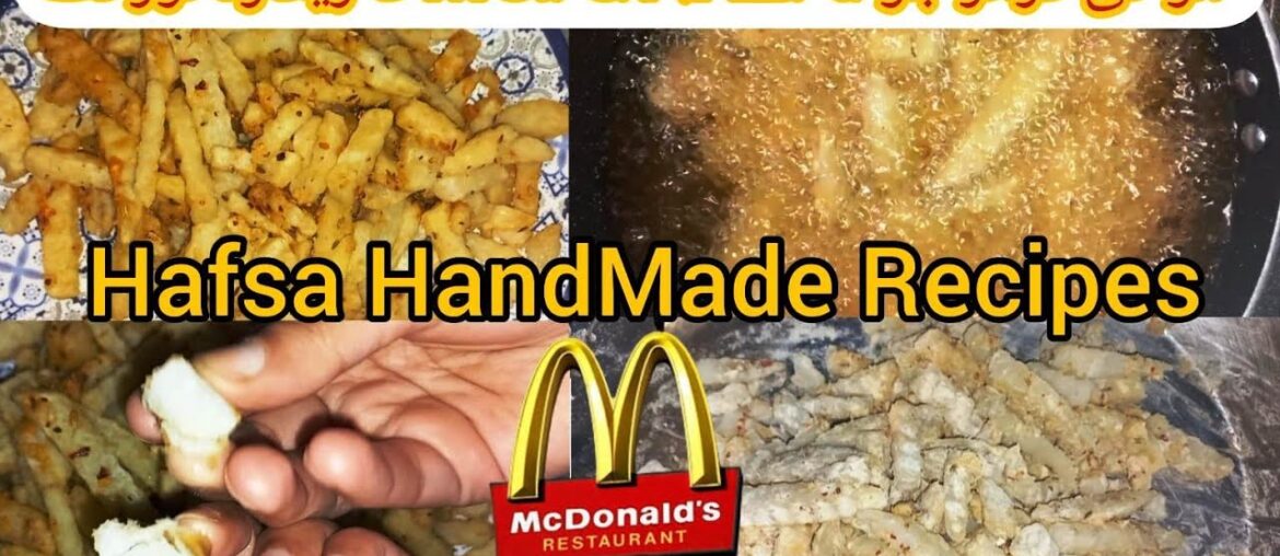 Crispy French Fries Recipe By Hafsa HandMade Recipes | How To Make Crispy French Fries Recipe | Crispy French Fries Recipe By Hafsa HandMade Recipes | How To Make Crispy French Fries Recipe |