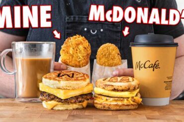 Making The McDonald's McGriddle Meal At Home | But Better