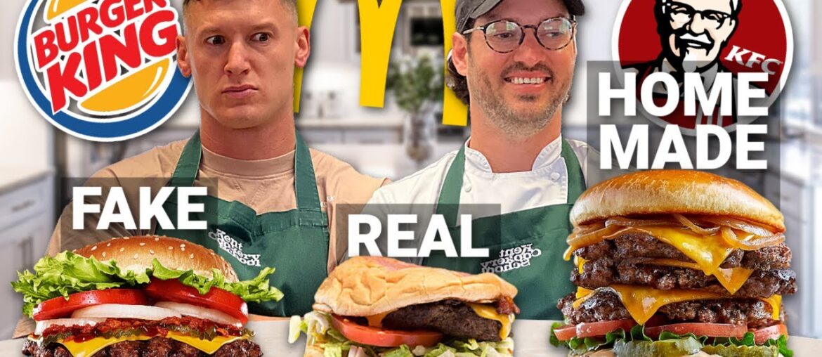 Recreating Popular Fast Food ft. Professional Chef