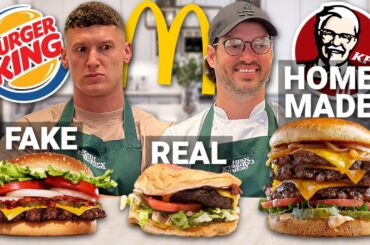 Recreating Popular Fast Food ft. Professional Chef