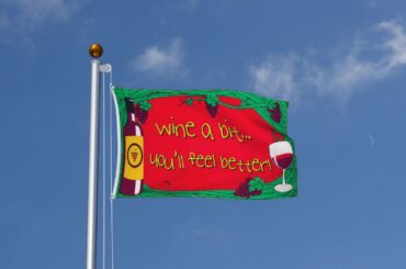 Wine a bit - 3x5 ft Flag
