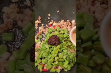 french beans with minced pork recipe #easyrecipes #food #chineserecipe