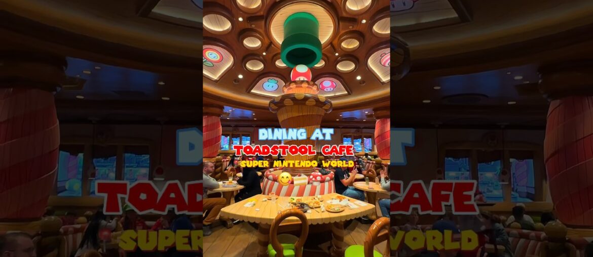 Dining at Toadstool Cafe inside Super Nintendo World! #universalstudioshollywood #supermario #shorts Dining at Toadstool Cafe inside Super Nintendo World! #universalstudioshollywood #supermario #shorts