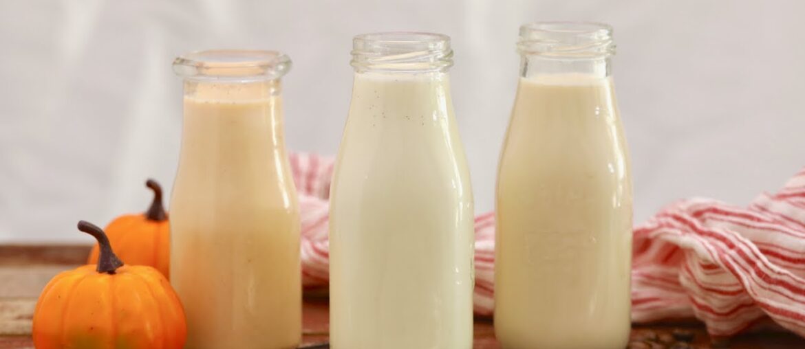 3 Homemade Coffee Creamers (Bailey's, French Vanilla, and Pumpkin Spice) 3 Homemade Coffee Creamers (Bailey's, French Vanilla, and Pumpkin Spice)