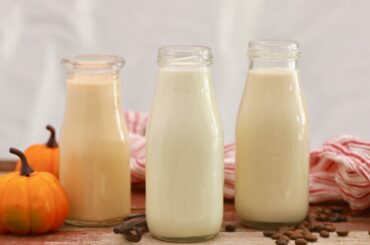 3 Homemade Coffee Creamers (Bailey's, French Vanilla, and Pumpkin Spice)