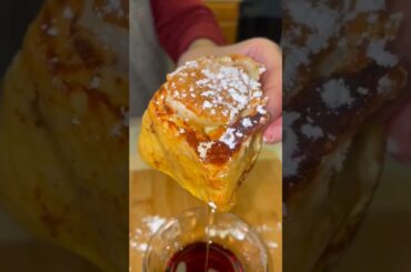 Stuff french toast. Kings Hawaiian rolls #recipe #breakfast #short #cooking