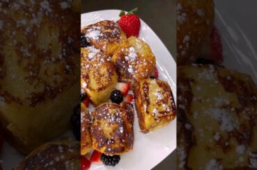 Hawaiian Roll French Toast #shorts #food #frenchtoast