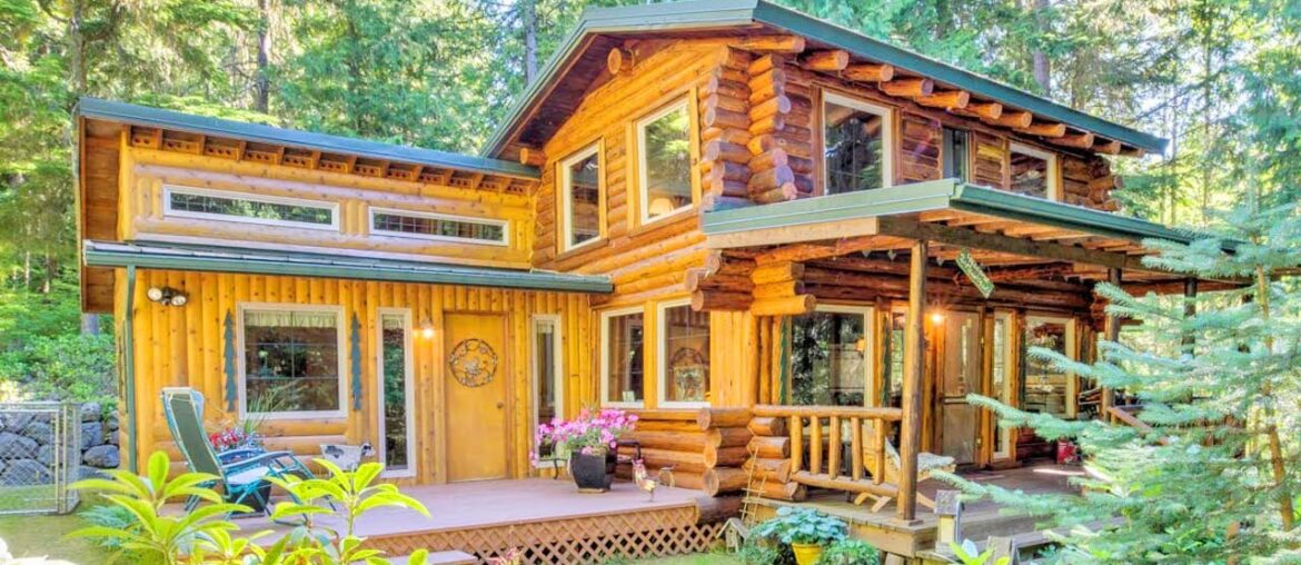 Rustic Sequim Cabin w/ Fire Pit & Forested Views |  Lovely Tiny House