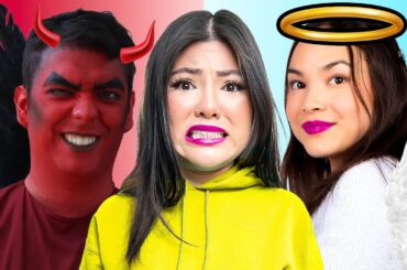 CRAZY ANGEL VS DEMON IN JAIL | ANGEL & EVIL CONTROL ME BY CRAFTY HACKS PLUS