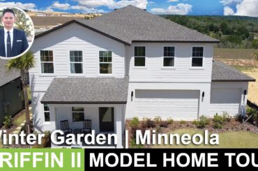 Griffen II Model Home Tour |  Winter Garden & Minneola | Two-Story Family Room | Orlando Realtor