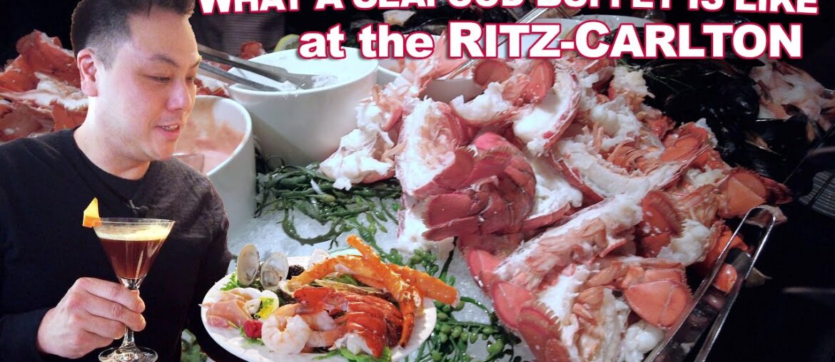 What a Luxurious Lobster, King Crab and Seafood Buffet is like at the Ritz-Carlton What a Luxurious Lobster, King Crab and Seafood Buffet is like at the Ritz-Carlton