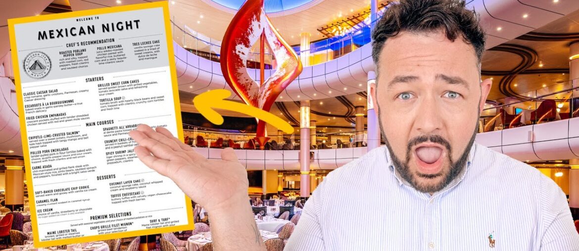 We try Royal Caribbean's NEW Controversial Menus We try Royal Caribbean's NEW Controversial Menus