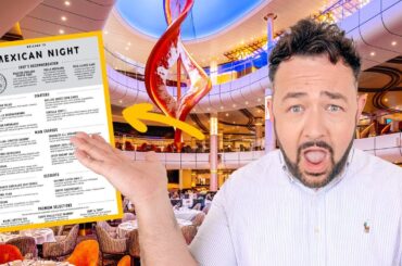 We try Royal Caribbean's NEW Controversial Menus
