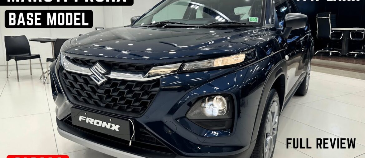 2023 Maruti Suzuki Fronx Sigma Base Model – On-Road Price, Features, Interiors | Fronx Base Model 2023 Maruti Suzuki Fronx Sigma Base Model - On-Road Price, Features, Interiors | Fronx Base Model
