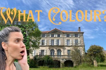 Ep. 43 Did we make a BIG mistake choosing a colour for our French Chateau hallway renovation?