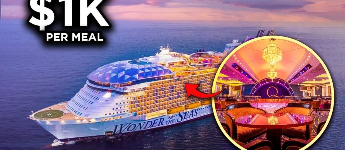 World's Most Luxurious Cruiseship Restaurant!