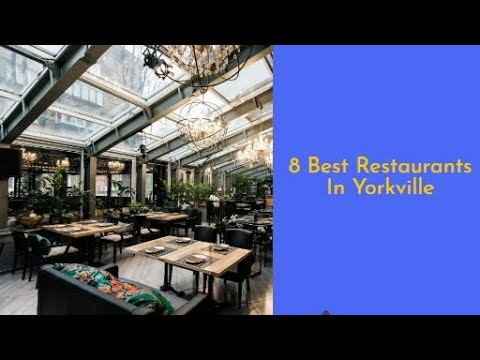 8 Best Restaurants in Yorkville 8 Best Restaurants in Yorkville