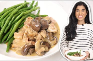 French-style Creamy Mushroom Chicken (Inspired by my father-in-law!)