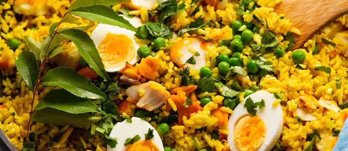 Kedgeree - English fish with curried rice
