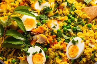 Kedgeree - English fish with curried rice